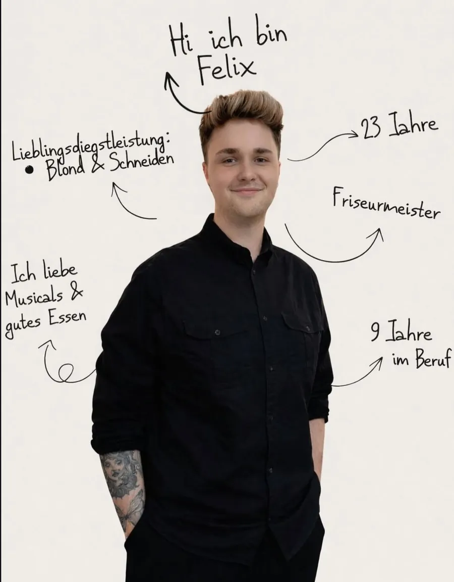 Felix, Friseurmeister und Spezialist für Blond und Schneiden